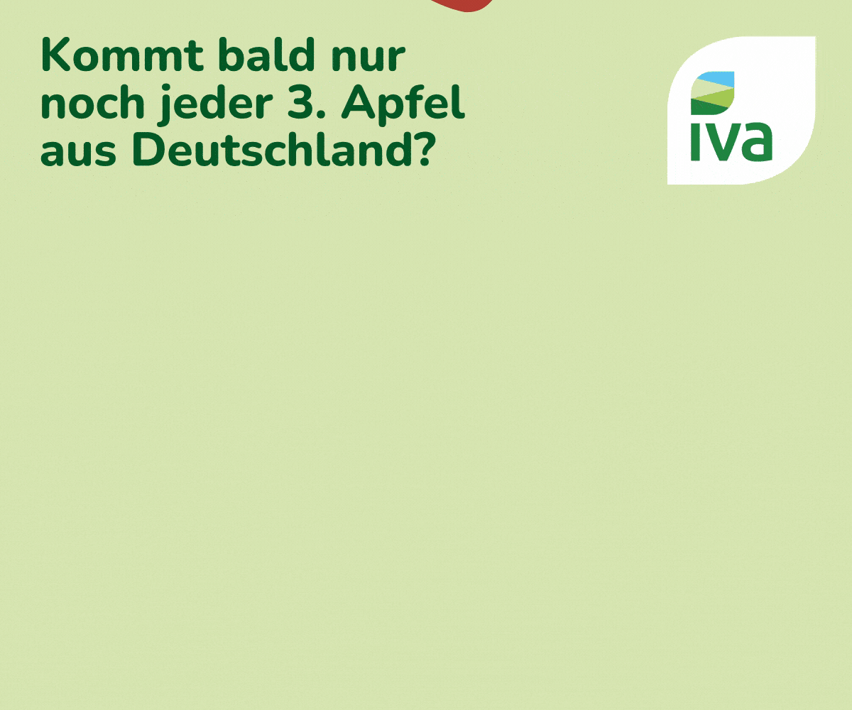 Kommt bald nur noch jeder 3. Apfel aus Deutschland? Jetzt Studie lesen. IVA