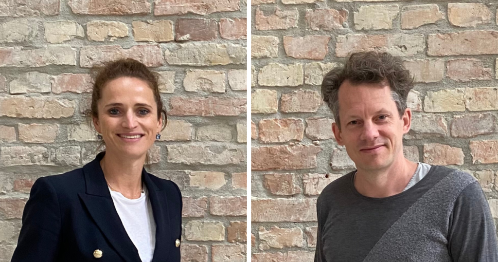 Auf dem Foto sind Verena Pausder und Max Maendler zu sehen: Der Hackathon hat keine ökonomischen Faktoren, sagen sie.