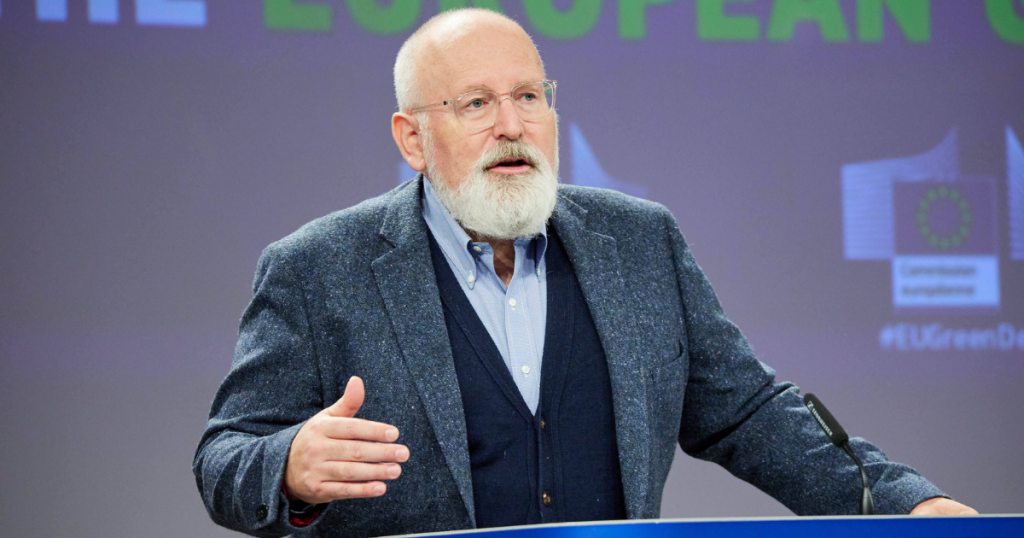 UN-Klimakonferenz: Frans Timmermans, Vize-Präsident der Europäischen Kommission, im Interview über Emissionen.