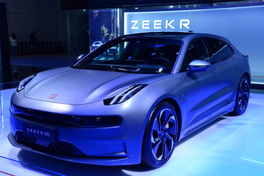 Das E-Auto von Geely, BYD bei der Automesse in China