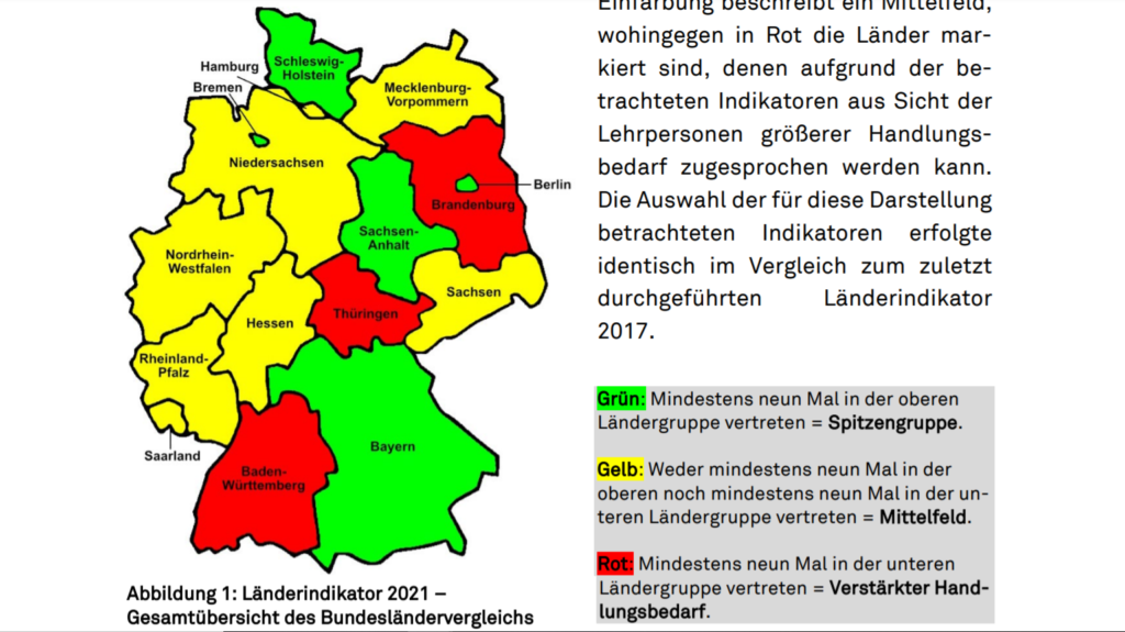 Länderindikator 2021: Bayern und Berlin schneiden besonders gut ab
