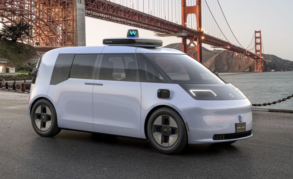 Das Konzept des gemeinsamen Autos von Google-Tochter Waymo und Geely Marke Zeekr sieht kein Lenkrad und frei gestaltbaren Innenraum vor. 