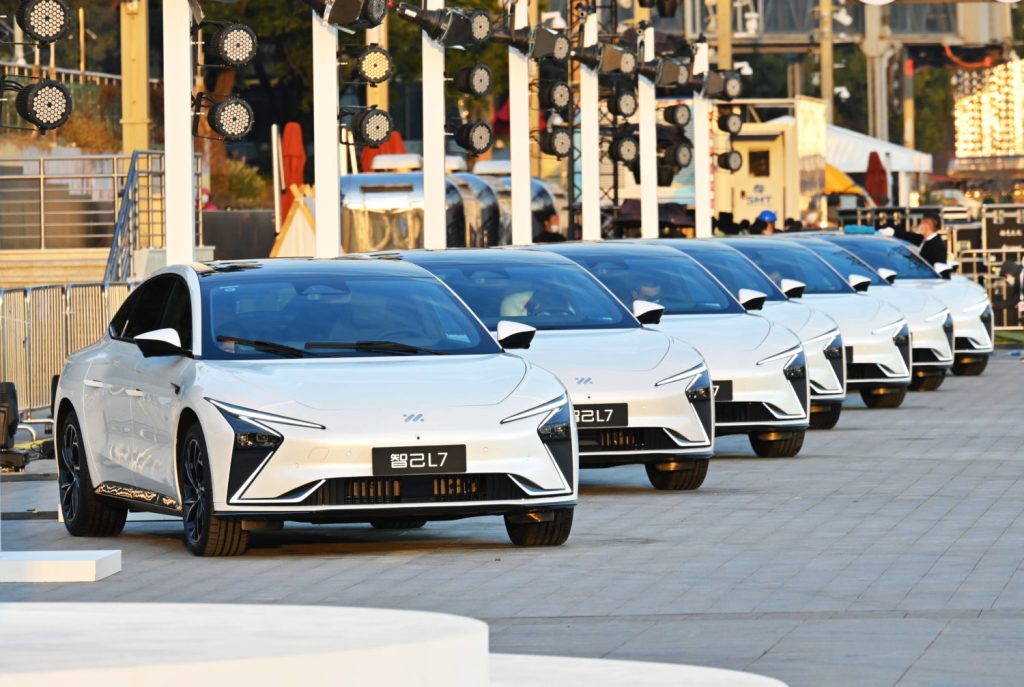 Alibaba mischt mit: Zu sehen ist der L7 von IM Motors - Tech Giganten stoßen nun auch in die Automobilindustrie vor.