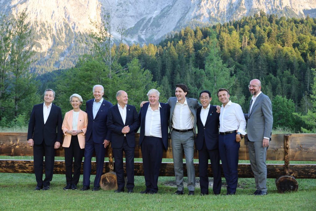 Die G7 plus EU haben bei ihrem Treffen in Elmau den Herausforderer China im Hinterkopf