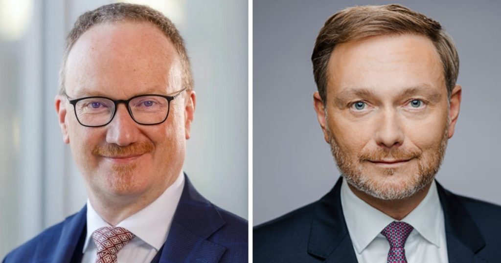 Lars P. Feld ist Professor für Wirtschaftspolitik an der Universität Freiburg und Leiter des Walter Eucken Instituts. Christian Lindner (FDP) ist deutscher Finanzminister. Im Standpunkt schreiben sie über die Finanzpolitik in Deutschland.