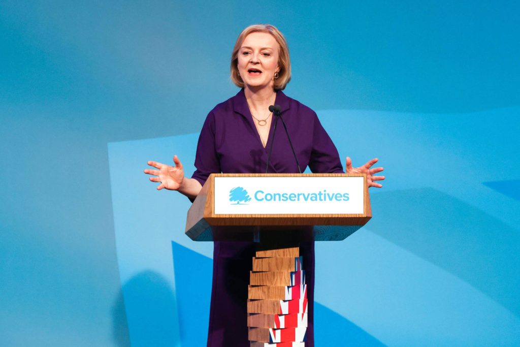 Großbritanniens neue Premier Liz Truss schlägt gegenüber China kritische Töne an.