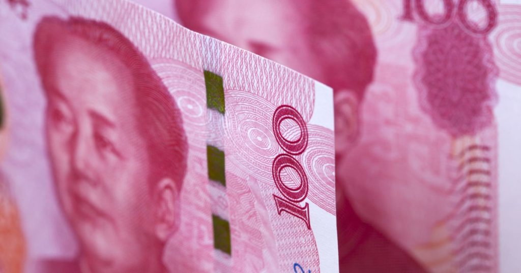 Yuan Renminbi Geld Scheine