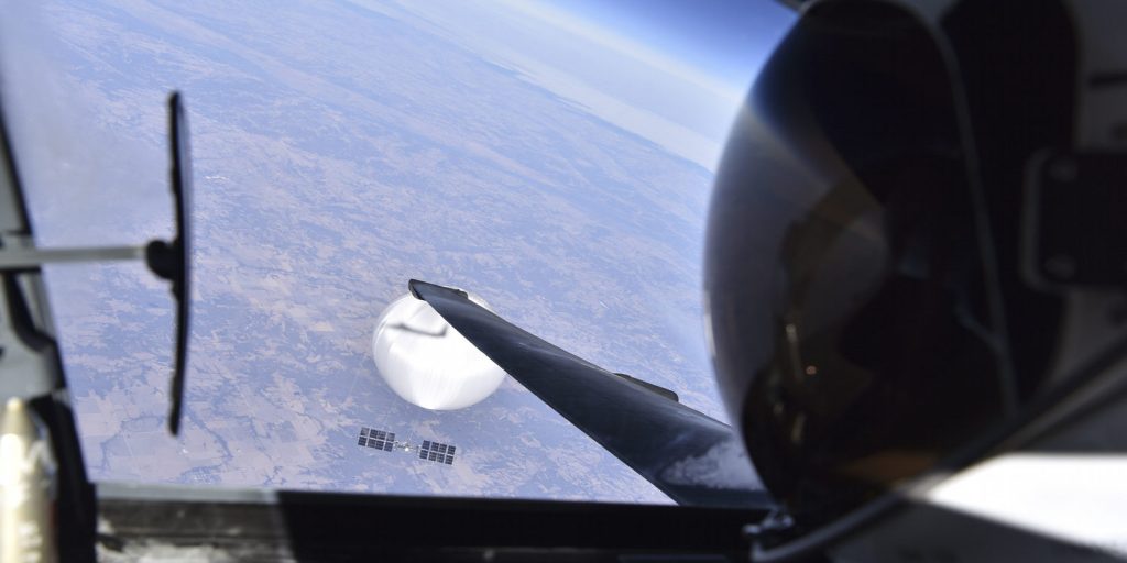 Anfang des Jahres löste dieser mutmaßlicher Spionage-Ballon über den USA eine Krise zwischen Peking und Washington aus.