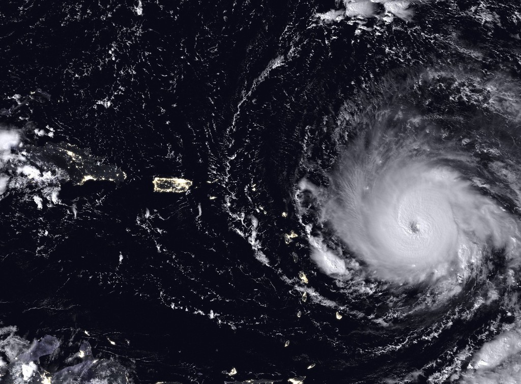 Hurrikan Irma aus dem All