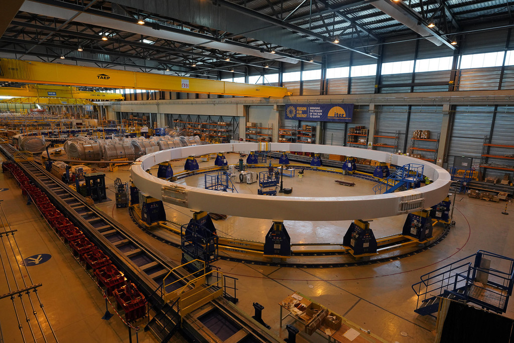 ITER-Baustelle in Cadarache