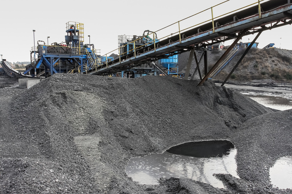 Kohlemine in Südafrika