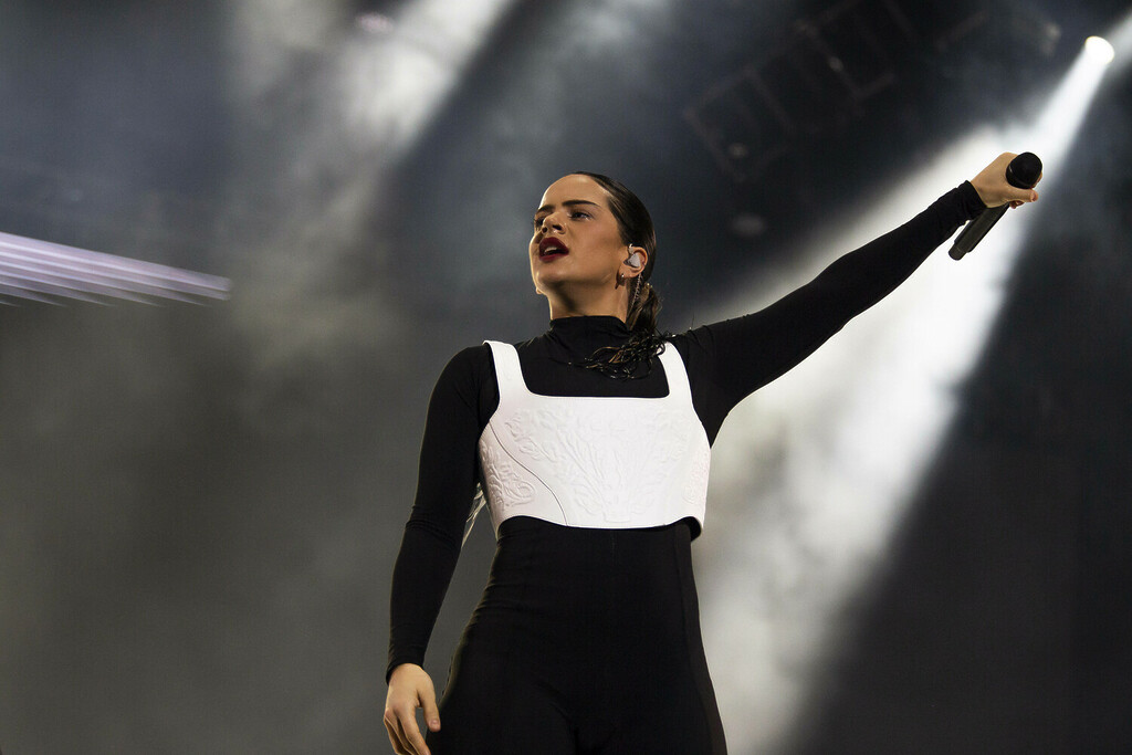 LOLLAPALOOZA BRAZIL 2023 - Presentation of the Spanish singer Rosalía Vila Tobella, better known as Rosalía at the Festival Lollapalooza Brasil 2023, held at the Interlagos Circuit in São Paulo.