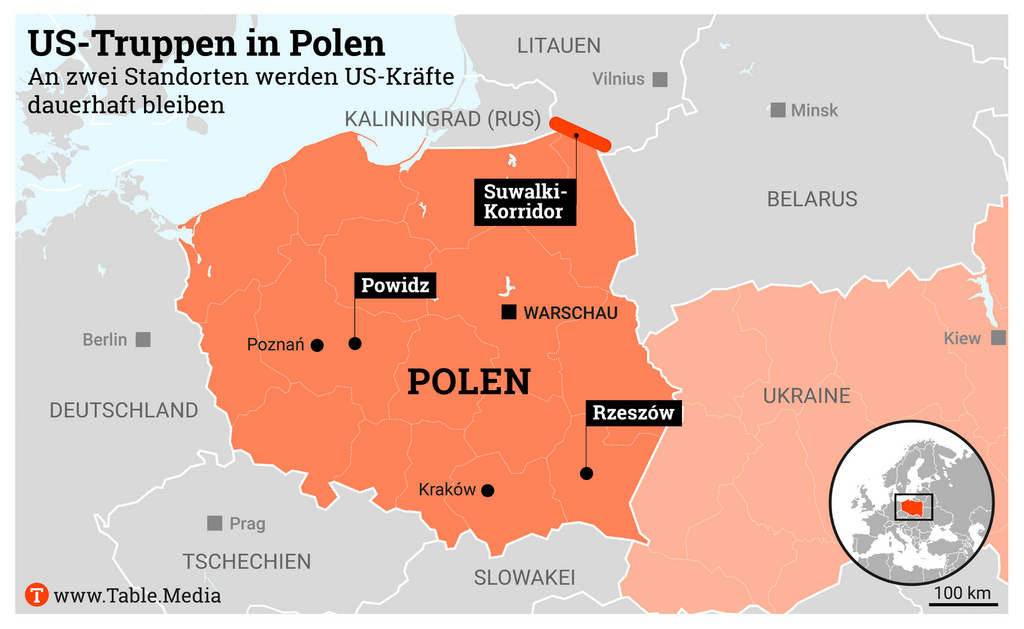 US-Truppen in Polen.