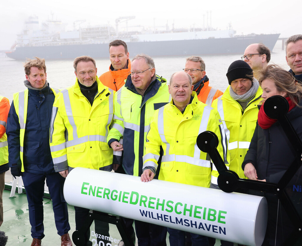Einweihung LNG-Termina l wilhelmshaven