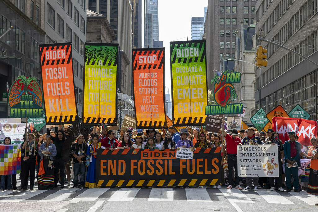 Klima-Demo in New York