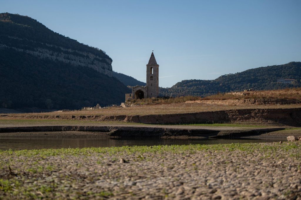 Dürre in Vilanova de Sau, nahe Barcelona