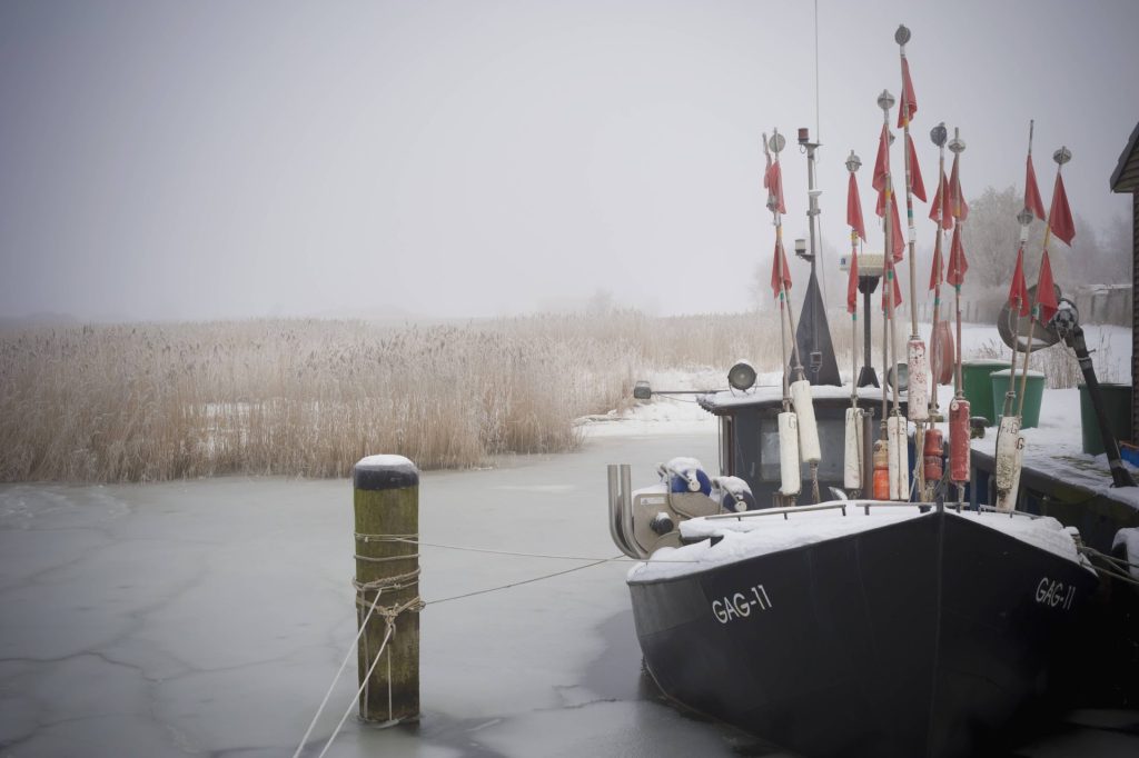 Fischerboot vor Rügen: Der Heringsnachwuchs könnte durch Bauarbeiten gefährdet werden