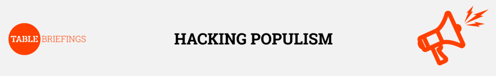 Hacking Populism Icon Mikrofon