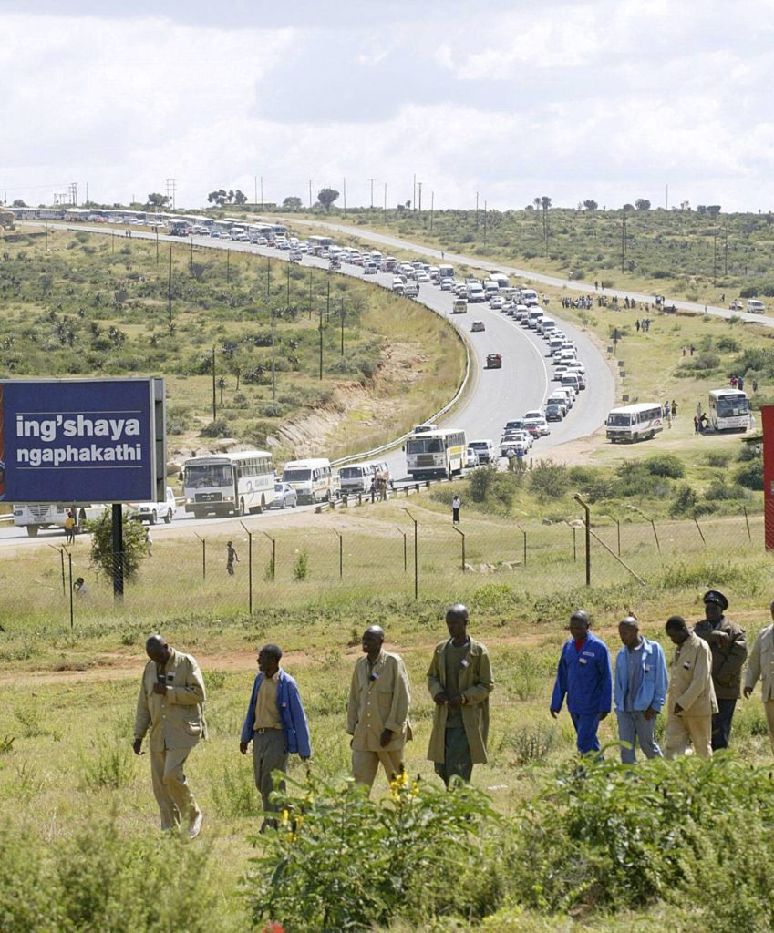 Mitglieder der Zion Christian Church in Südafrika pilgern nach Moria, hier auf einer Aufnahme aus dem Jahr 2006.