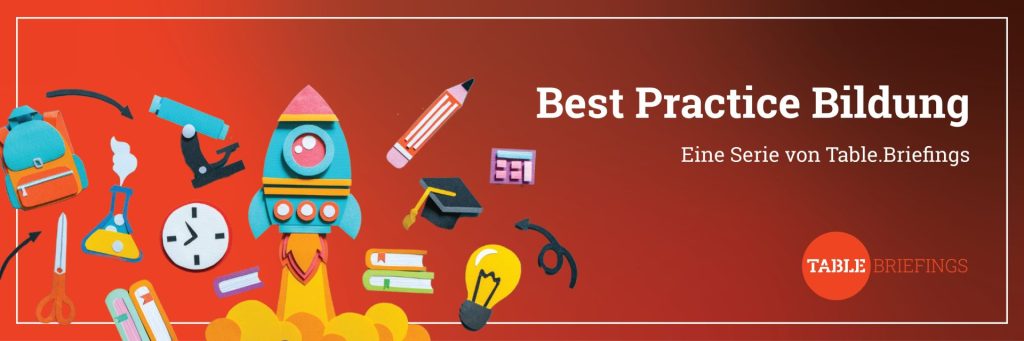 Logo zur Serie "Best Practice Bildung" von Table.Briefings.