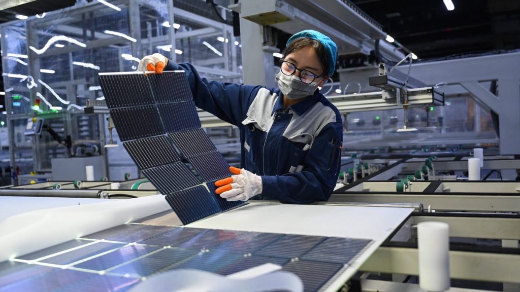 Waferherstellung bei JA Solar in Baotou, Innere Mongolei