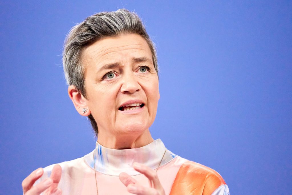 Margrethe Vestager, Executive Vice-President of the European Commission in charge of Europe fit for the Digital Age, and Commissioner for Competition