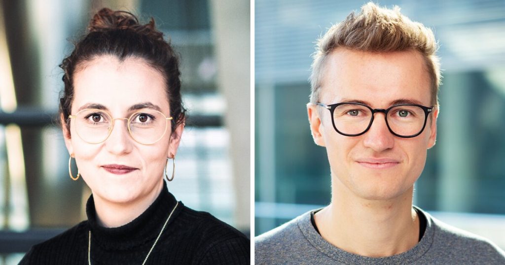 Deborah Düring und Julian Pahlke, MdB für Bündnis 90/Die Grünen.