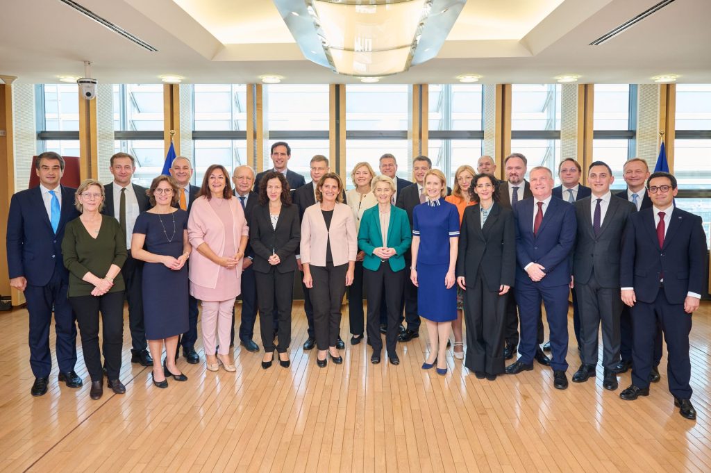 Ursula von der Leyen, President of the European Commission, receives the Commissioners-designate: On September 18, 2024, Ursula von der Leyen, President of the European Commission, receives the Commissioners-designate.
