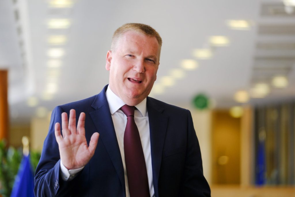 Michael McGrath. The new European Commissioners were welcomed in September by Commission President Ursula von der Leyen.