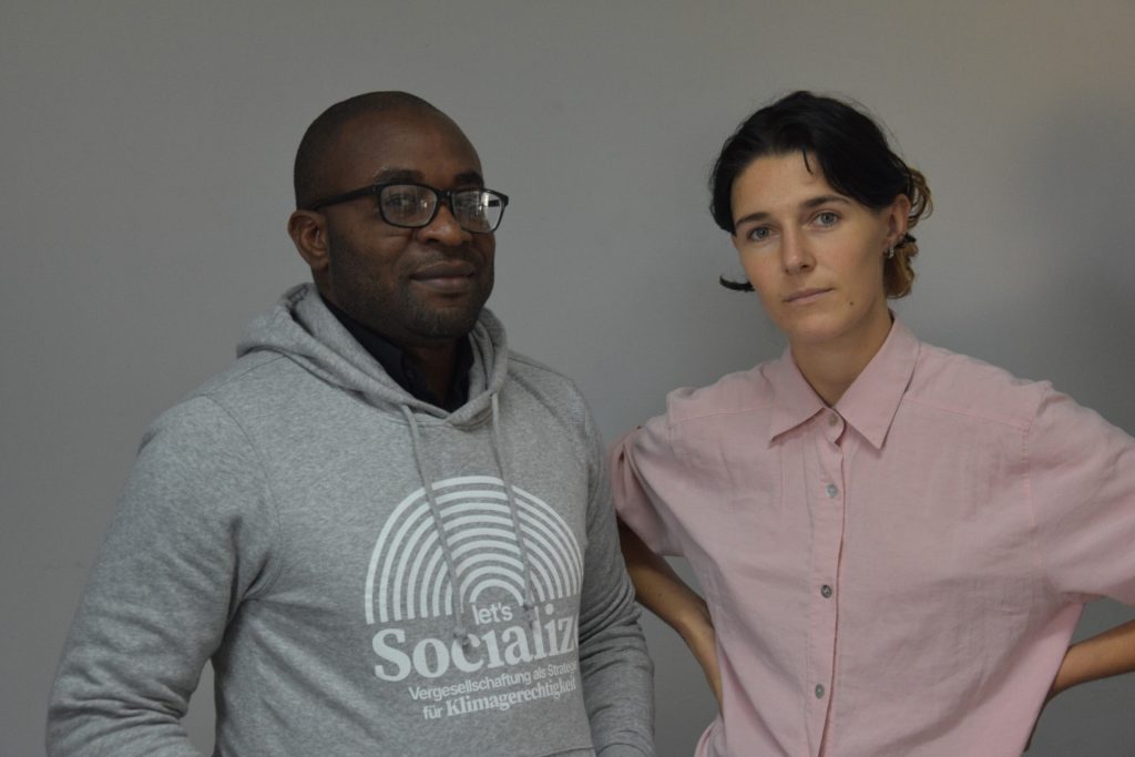Lee Amaduzzi and Oumarou F. Mfochive