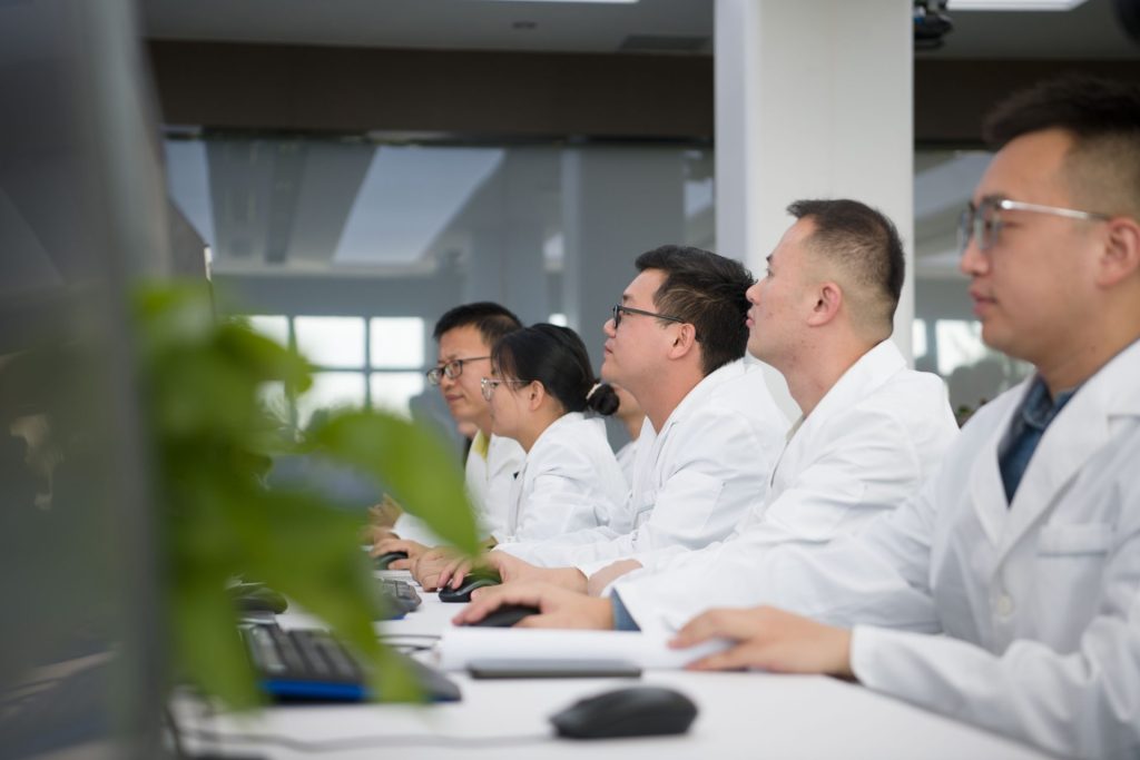 Nachwuchs für die Spitzenforschung: Wissenschaftler im Hefei-Institut für physikalische Wissenschaften der Chinese Academy of Sciences.