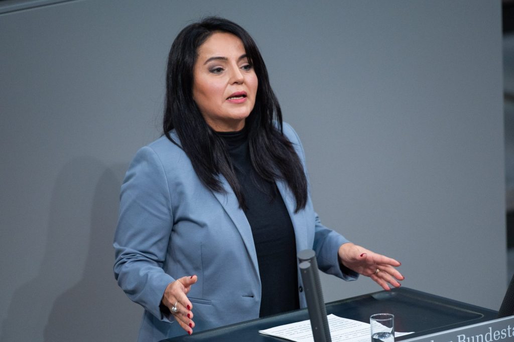 Sevim Dagdelen (BSW) im November im Bundestag.