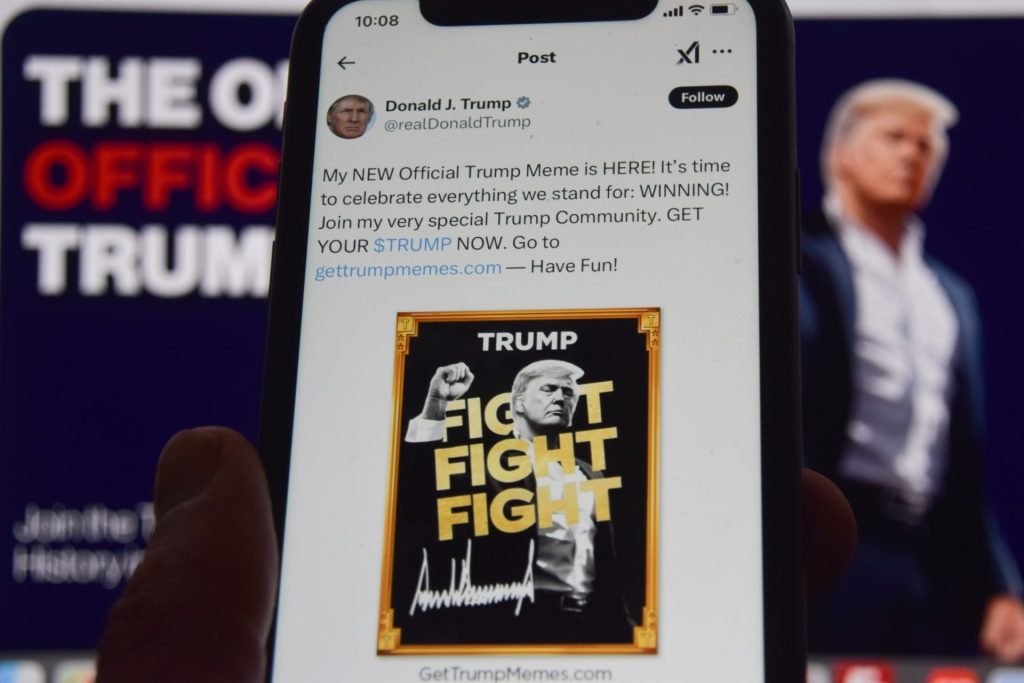 Incoming US President Donald Trump and Melania Trump both launch meme coins ahead of Trump's inauguration. Donald Trump's coin surged in price then crashed after Melania's launch.