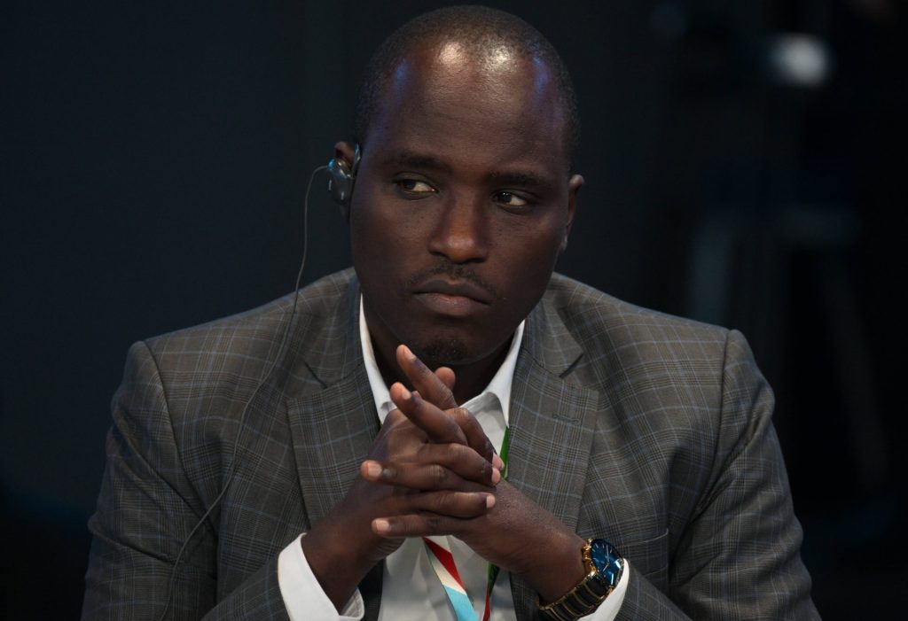 Tansanias Energieminister Doto Mashaka Biteko beim Afrika-Russland-Gipfel in Sankt Petersburg.