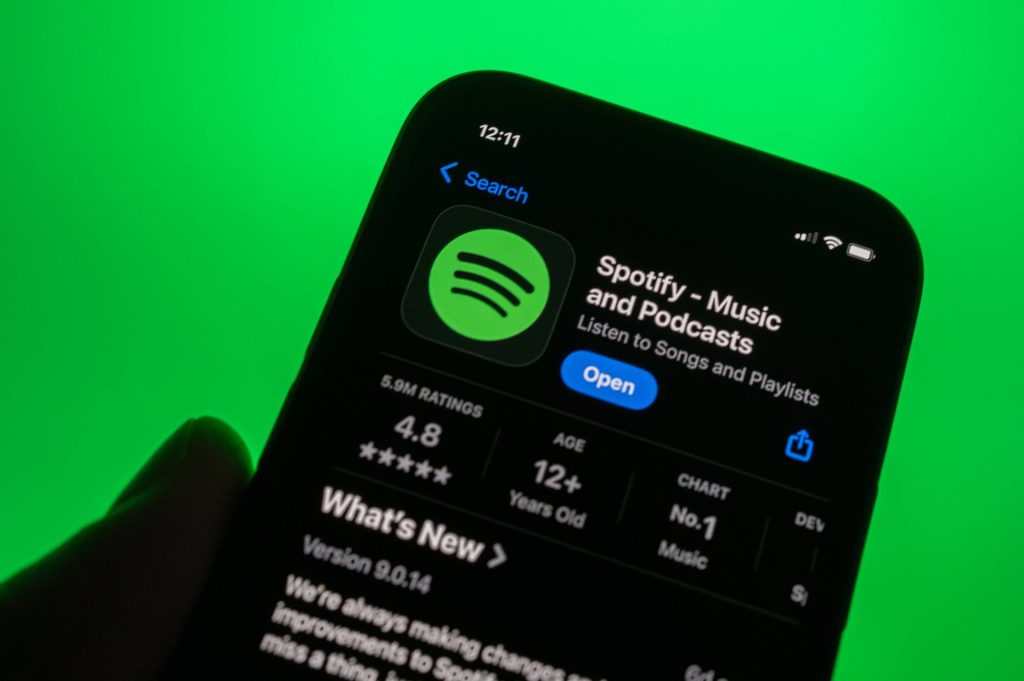 Musik-Steamingdienst Spotify.