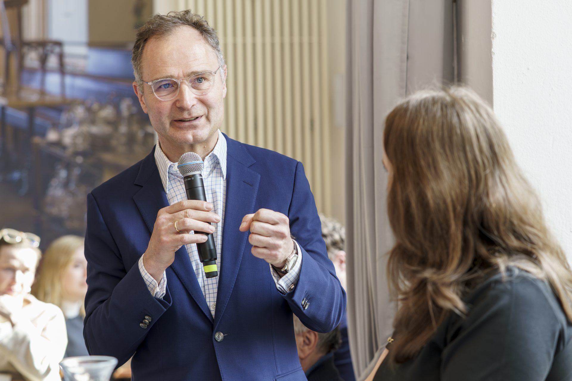 CEO Stefan Leithner auf der Fachtagung Investitionsagenda 2030 bei Table.Briefings.