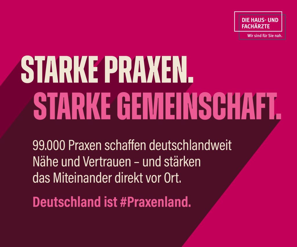 Stark für Wirtschaft und Gesundheit. Deutschland ist Praxenland. Wir arbeiten daran, dass das so bleibt: Praxenland.de