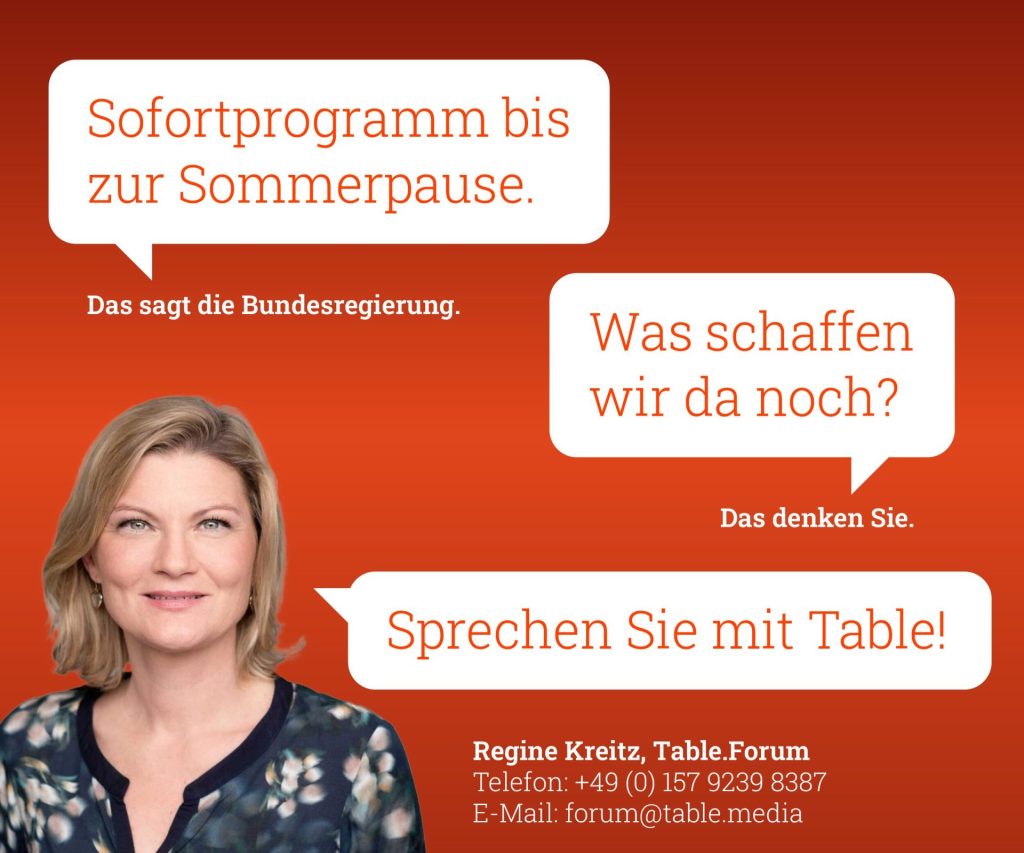 Table.Forum. Sprechen Sie mit Table!