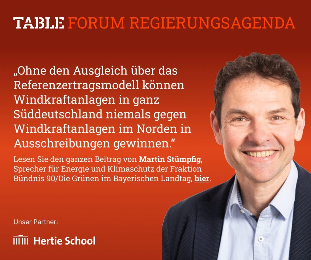 Table.Forum Regierungsagenda. Lesen Sie den ganzen Beitrag von Martin Stümpfig hier. hertie school