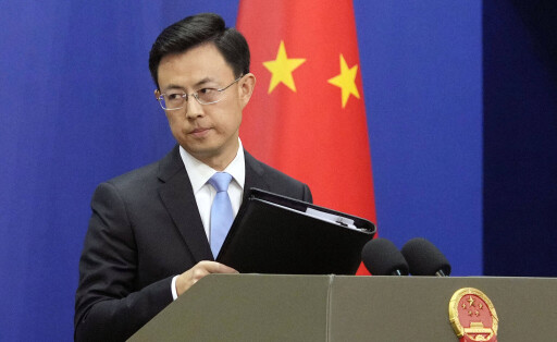 Der Sprecher des chinesischen Außenministeriums, Guo Jiakun, hält am 6. Januar 2025 eine Pressekonferenz in Peking ab.