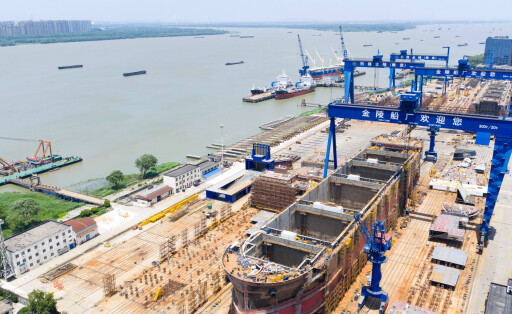 Jinling Schiffwerft in Nanjing