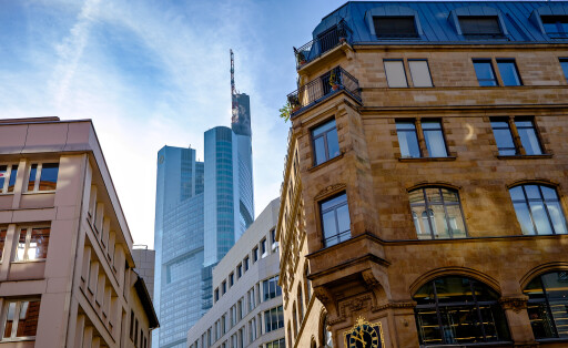 Der Turm der Commerzbank in Frankfurt