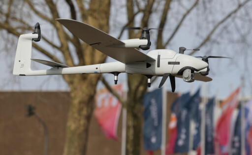 Eine Vector Aufklärungsdrohne der Münchener Firma Quantum Systems.