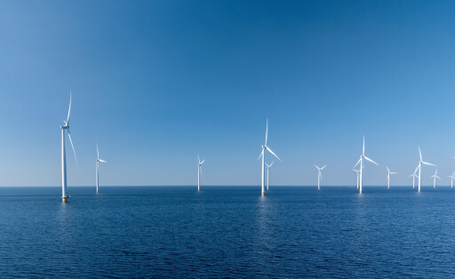 Windturbinen in der Nordsee.