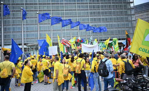 Bauernproteste Brüssel