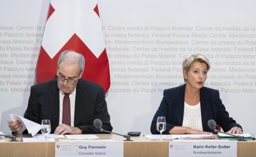Karin Keller-Sutter und Guy Parmelin