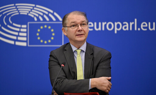 Politiker Philippe Lamberts (Ecolo) beim Pressebriefing der Fraktion Grüne EFA im Europäischen Parlament. Straßburg, 12.03.2024 Grand Est Frankreich *** Politician Philippe Lamberts Ecolo at the press briefing of the Green EFA Group in the European Parliament Strasbourg, 12 03 2024 Grand Est France Copyright: xDwixAnoraganingrumx