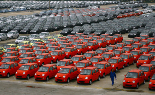 Chery Automobiles Produktionsstätte in Wuhun, China.