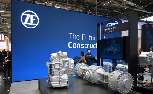 Messestand der ZF Group.