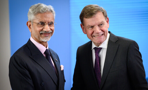 23.05.2025 Pressekonferenz in Berlin beim Besuch des indischen Außenminister Subrahmanyam Jaishankar mit Johann Wadephul.